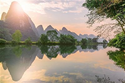 Li Fluss bei Yangshuo